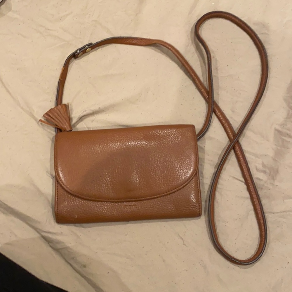 Brown leather wallet